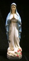 Our Lady Lourdes Statue outdoor large Statue in cast Marble 