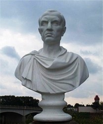 Caesar Bust Marble Italian bust Emperors bust 