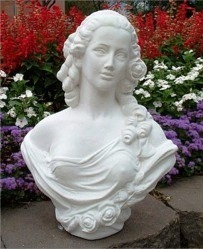 maiden bust statue , marble bust woman bust goddess bust