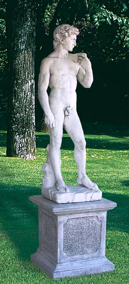 Michelangelo's David Statue, Grob Marble Statuen, Garden Statuen