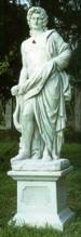 Statue BAse Austera Cast base plint marble pedestal