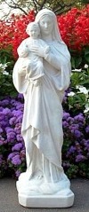 Mother Mary w Jesus statue Small Child Statue w Mother Mary Madonna