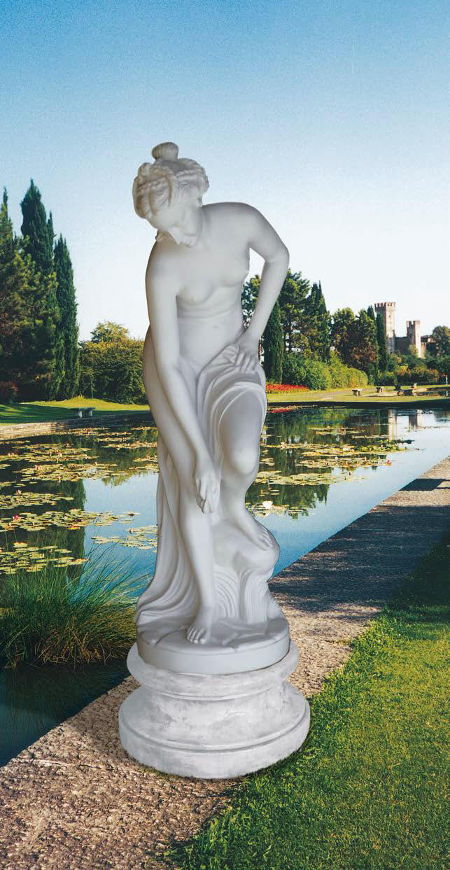 statue Bather by Allegrian Aphrodite marble Statues base sale 