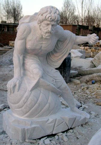 Marble carved statue of neptune god statues of the seas 