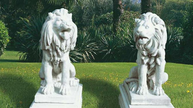 Lions Statue Set Outddor Lion Statuary 