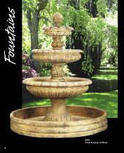 CSt stone Fountains classical tier Fountain  cast  fountains