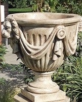 Italian Vase Tiberio Large Pottery Vases flower Italian pots stone vase marble vases Amphora Tiberio 